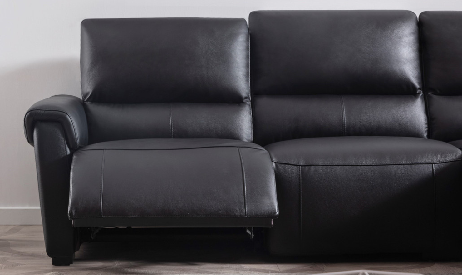 Beverly Hills Maria 3 Seater Leather Electric Recliner Sectional Sofa
