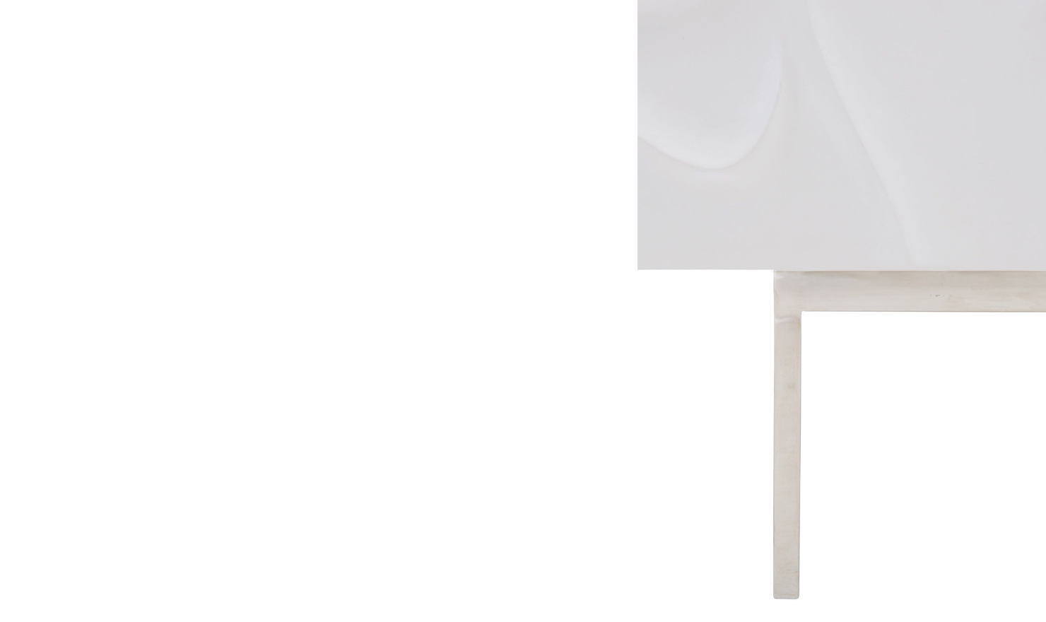 Bernhardt Penrose Rectangle Wood Buffet in White Plaster Finish-Jennifer Furniture