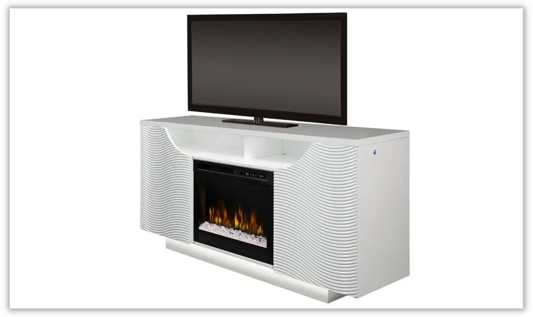Ethan 66" Console Fireplace W/ Floating LED Display