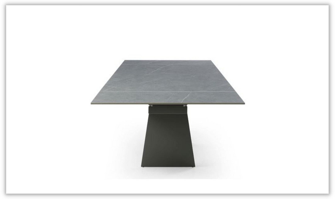 European Ceramic Top Marble Design Extention Dining Table
