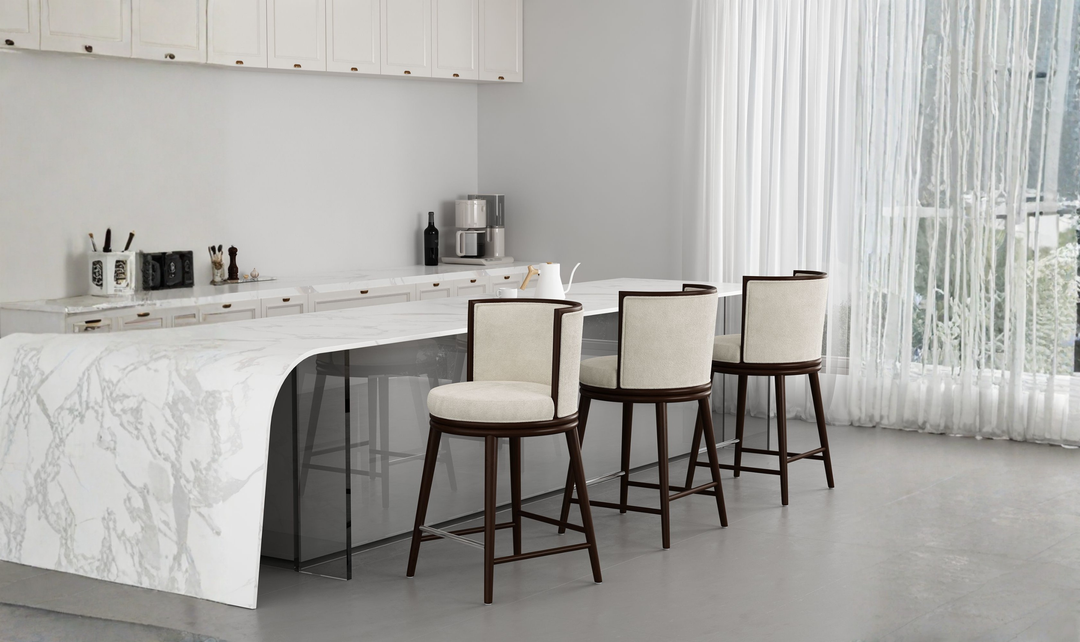 Manhattan Comfort Evalyn Wooden Upholstered Counter Stool
-Jennifer Furniture