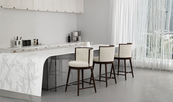 Manhattan Comfort Evalyn Wooden Upholstered Counter Stool
-Jennifer Furniture
