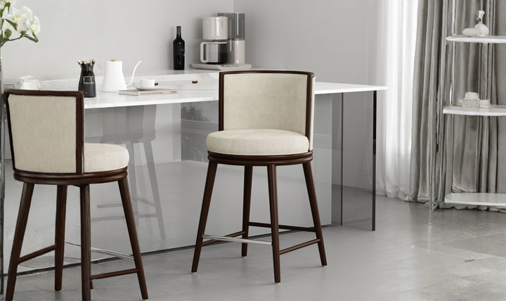Manhattan Comfort Evalyn Wooden Upholstered Counter Stool
-Jennifer Furniture