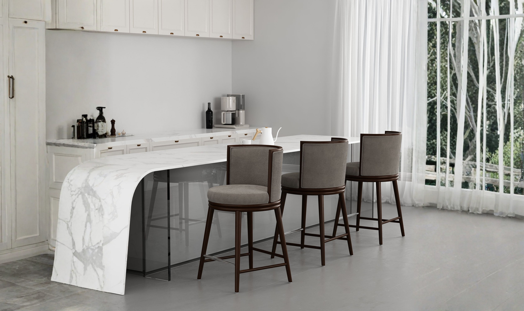 Manhattan Comfort Evalyn Wooden Upholstered Counter Stool
-Jennifer Furniture