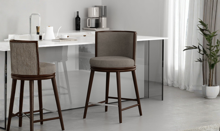 Manhattan Comfort Evalyn Wooden Upholstered Counter Stool
-Jennifer Furniture