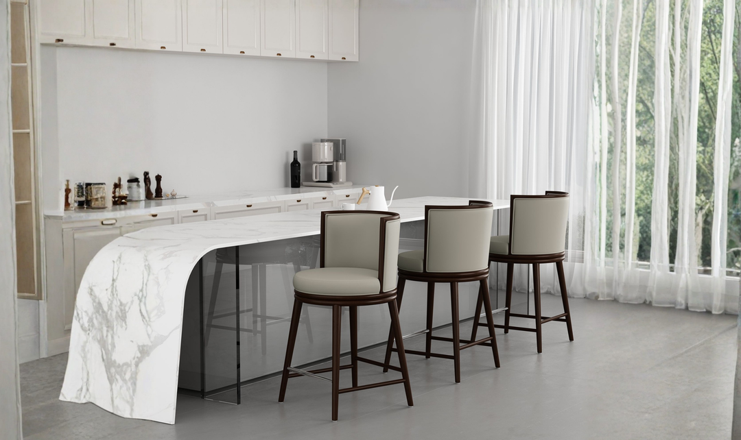 Manhattan Comfort Evalyn Wooden Upholstered Counter Stool
-Jennifer Furniture