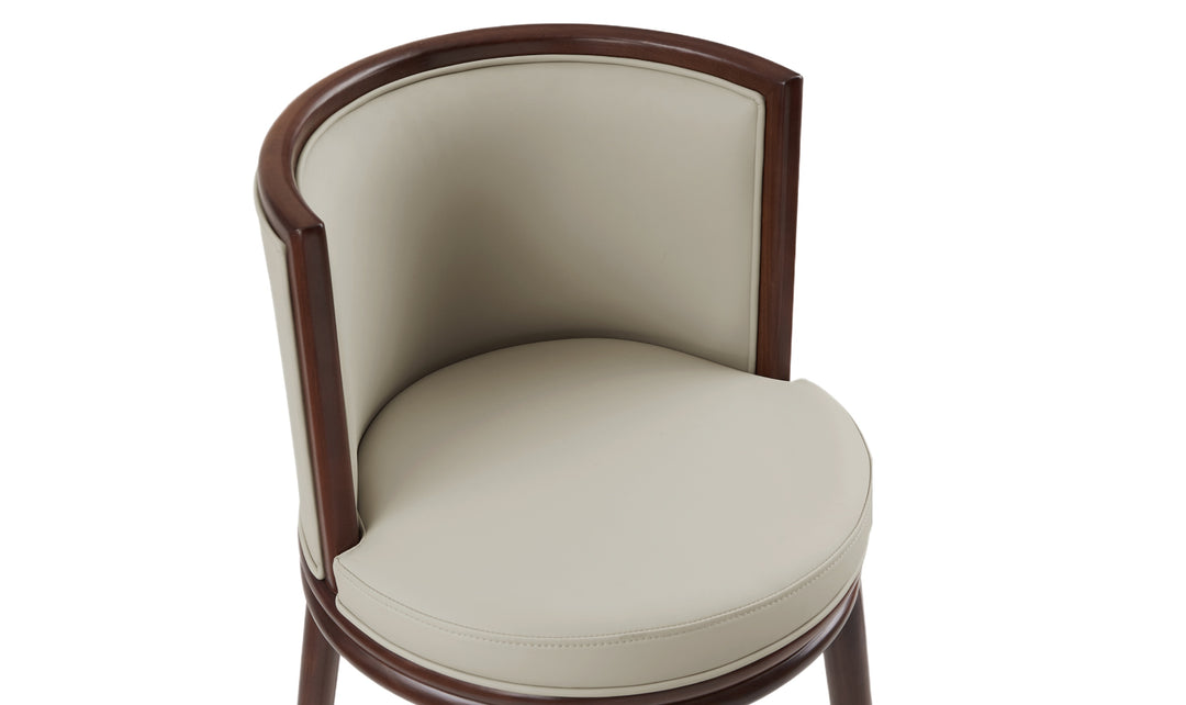 Manhattan Comfort Evalyn Wooden Upholstered Counter Stool
