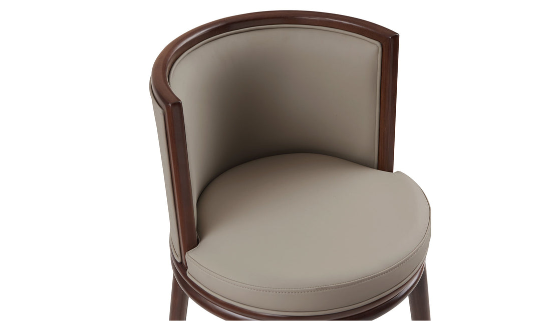 Manhattan Comfort Evalyn Wooden Upholstered Counter Stool