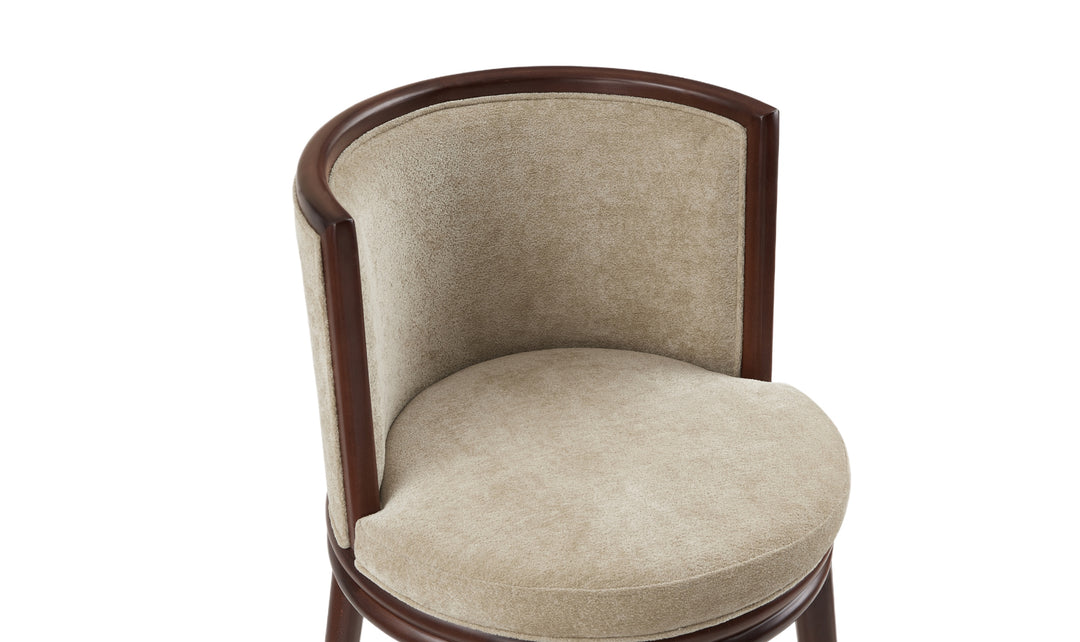 Manhattan Comfort Evalyn Wooden Upholstered Counter Stool