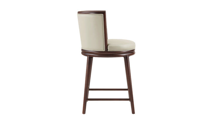 Manhattan Comfort Evalyn Wooden Upholstered Counter Stool