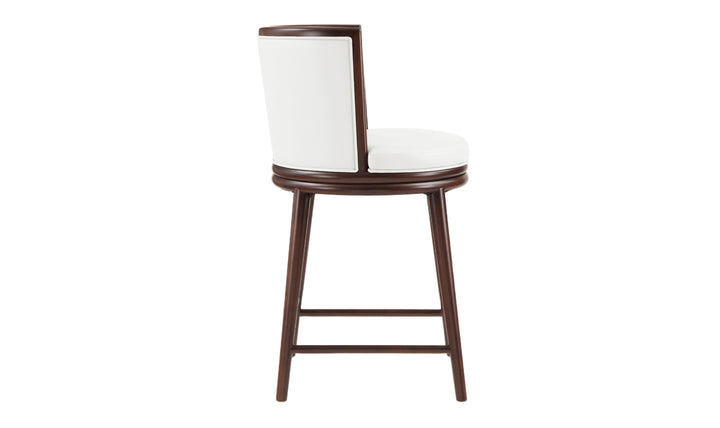 Manhattan Comfort Evalyn Wooden Upholstered Counter Stool