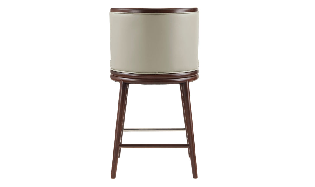 Manhattan Comfort Evalyn Wooden Upholstered Counter Stool