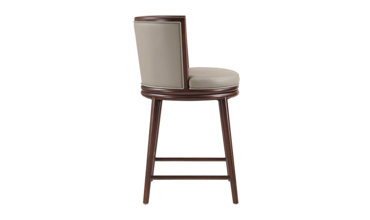 Manhattan Comfort Evalyn Wooden Upholstered Counter Stool