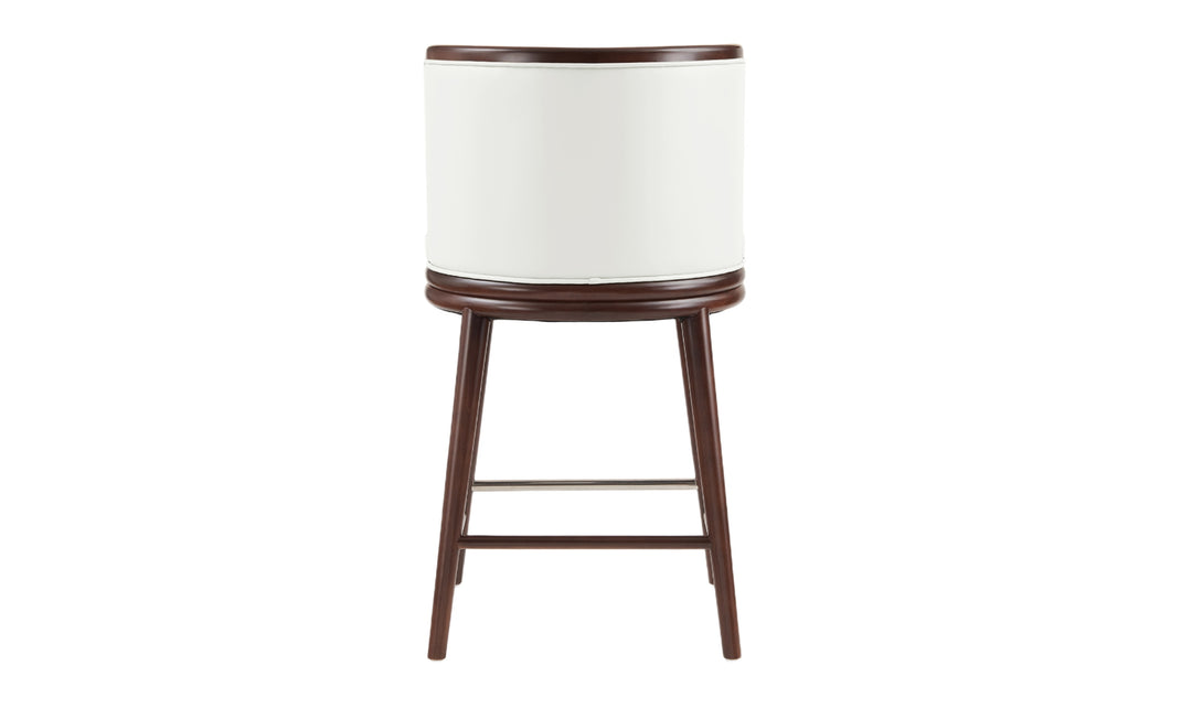 Manhattan Comfort Evalyn Wooden Upholstered Counter Stool