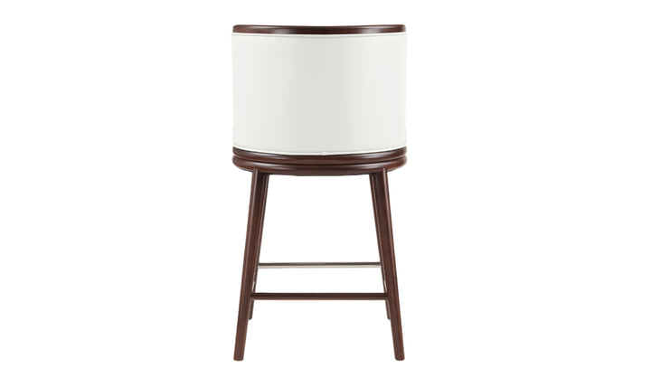 Manhattan Comfort Evalyn Wooden Upholstered Counter Stool