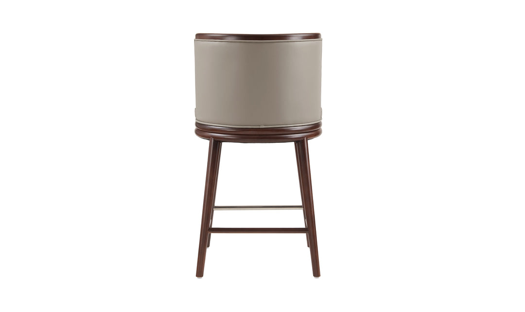 Manhattan Comfort Evalyn Wooden Upholstered Counter Stool