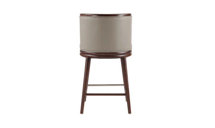 Manhattan Comfort Evalyn Wooden Upholstered Counter Stool