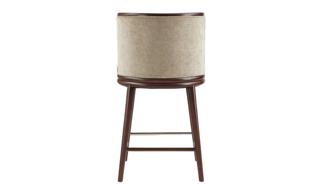 Manhattan Comfort Evalyn Wooden Upholstered Counter Stool