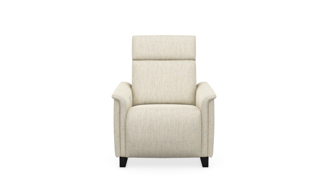 Felix Power Recliner Chair in Cream with Power Headrest-jennifer furniture