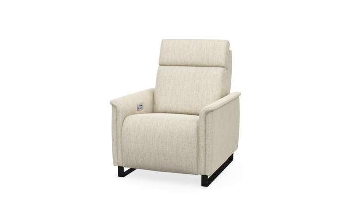 Felix Power Recliner Chair in Cream with Power Headrest-jennifer furniture