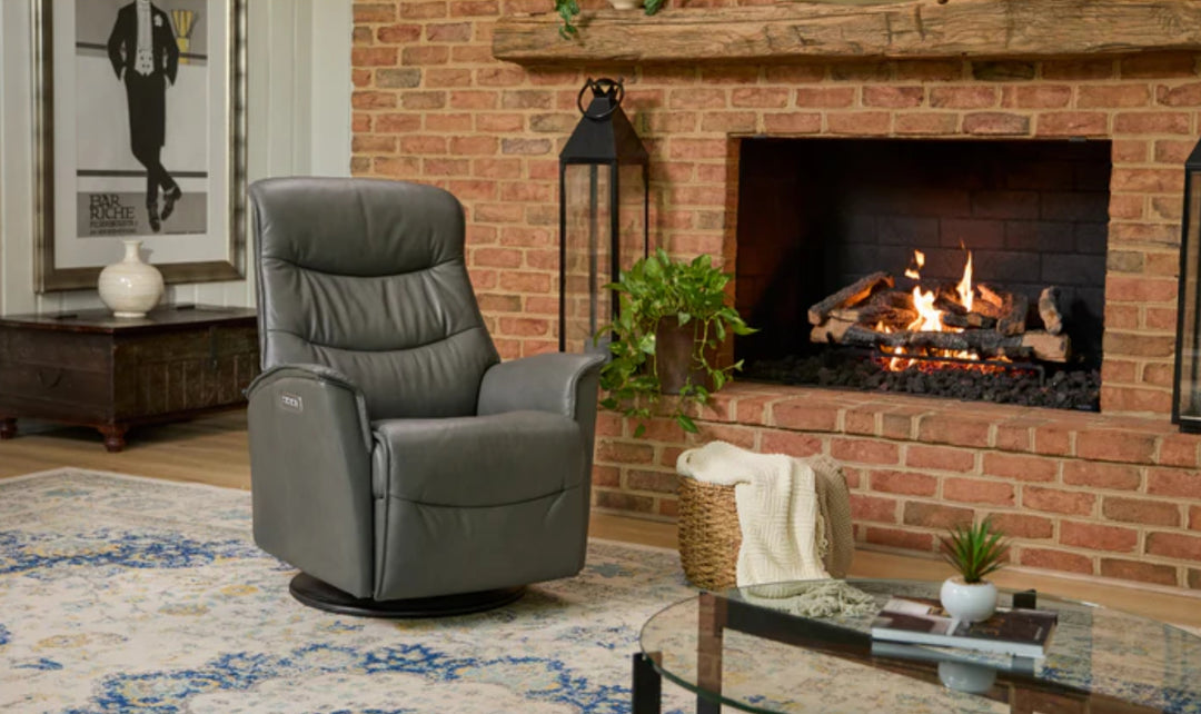 Fjord Dallas Power Recliner Chair With Lumbar Support-Jennifer Furniture