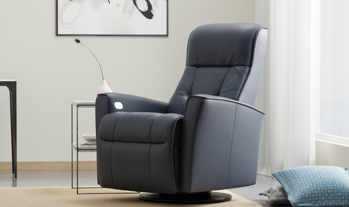 Fjords Harstad Rocker Power Recliner Chair with Swivel Base