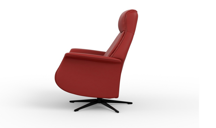 Fjords Jakob Leather Swivel Glider Power Recliner Chair-Jennifer Furniture