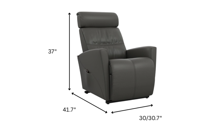 Fjords Memphis Leather Lift Power Glider Chair in Two Sizes