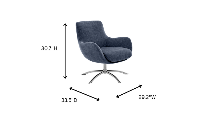 Fjords Skagen Low Back Velvet Chair With Ottoman-jennifer furniture