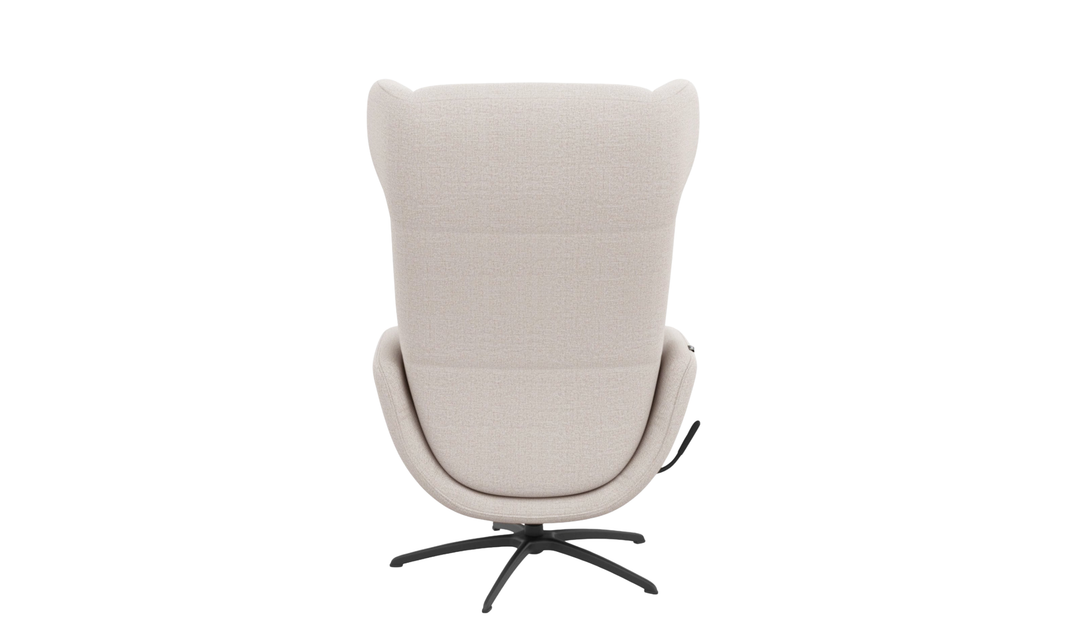 Fjords Stella Recliner Chair and Ottoman with Glide Rocking Swivel Base