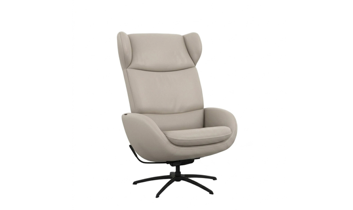 Fjords Stella Recliner Chair and Ottoman with Glide Rocking Swivel Base