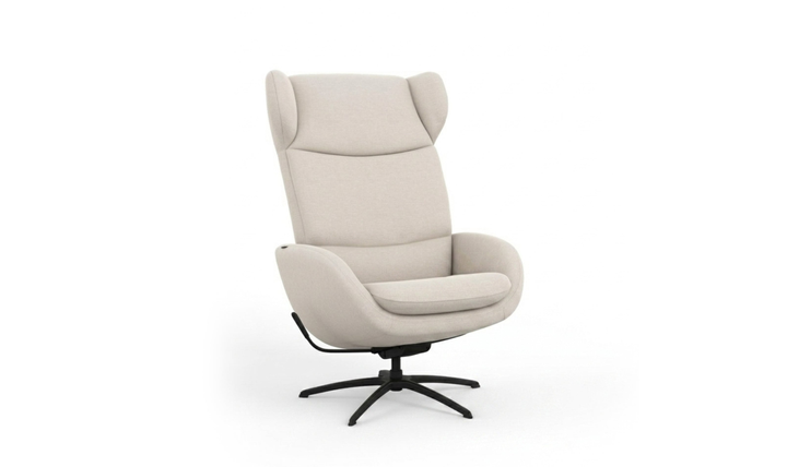 Fjords Stella Recliner Chair and Ottoman with Glide Rocking Swivel Base