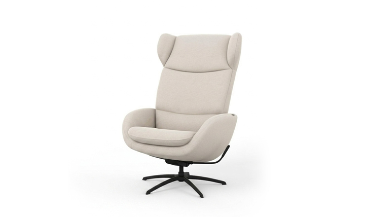 Fjords Stella Recliner Chair and Ottoman with Glide Rocking Swivel Base