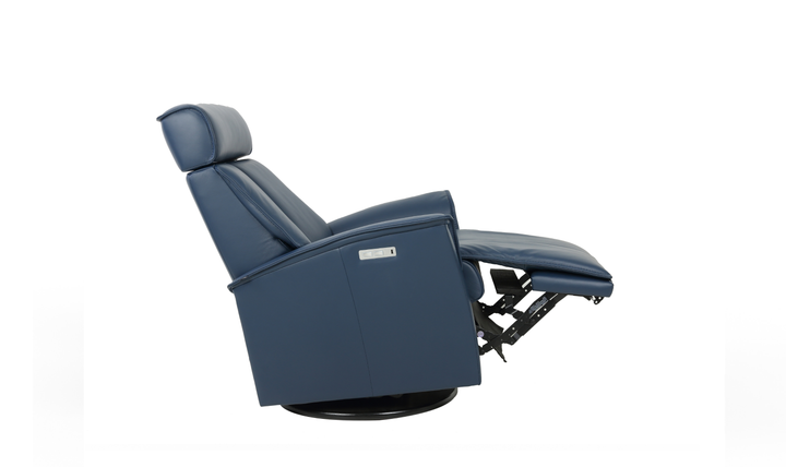 Fjords Venice Leather Power Swing Relaxer Recliner Chair(Small/Large)