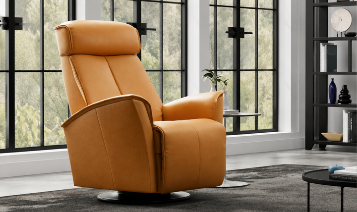 Fjords Venice Leather Power Swing Relaxer Recliner Chair(Small/Large)