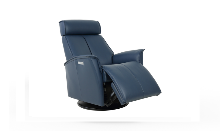Fjords Venice Leather Power Swing Relaxer Recliner Chair(Small/Large)