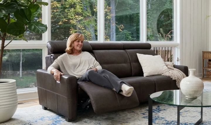 Fjords Verona Leather Power Reclining Sofa-Jennifer