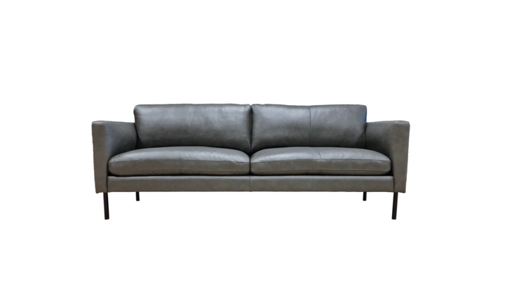 Fjords Villa Leather Upholstered 2-pieces Living Room Set (Sofa + Chair)-jennifer furniture