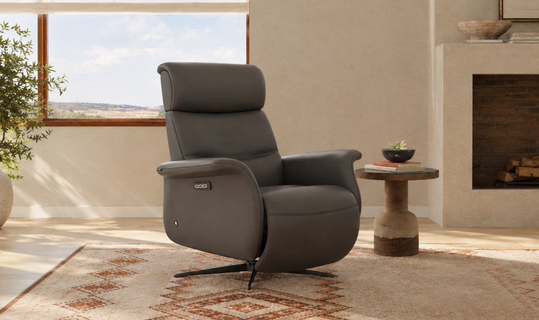 Fjords Cosmo Leather Triple Motor Zero Gravity Recliner Chair