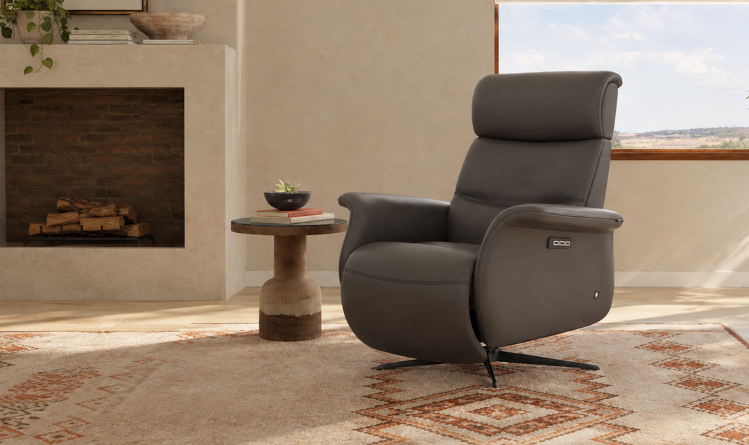 Fjords Cosmo Leather Triple Motor Zero Gravity Recliner Chair