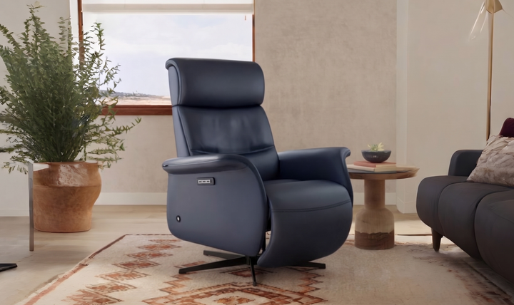 Fjords Cosmo Leather Triple Motor Zero Gravity Recliner Chair