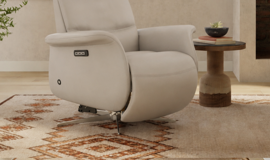 Fjords Cosmo Leather Triple Motor Zero Gravity Recliner Chair