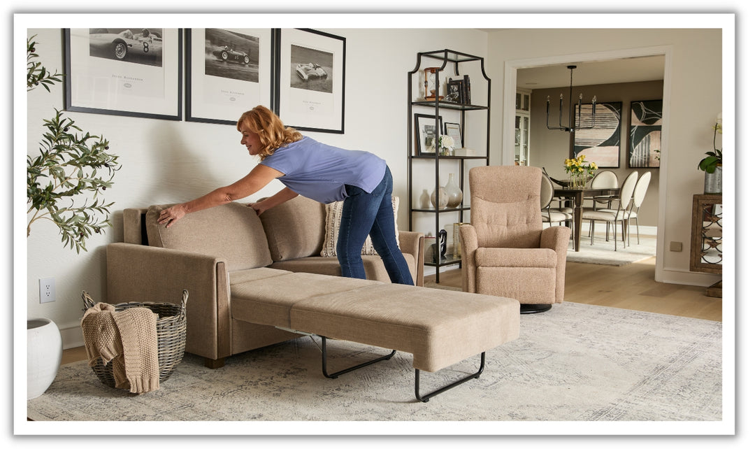 Fjords Nordic Rest Luna Queen Sleeper sofa-Jennifer furniture