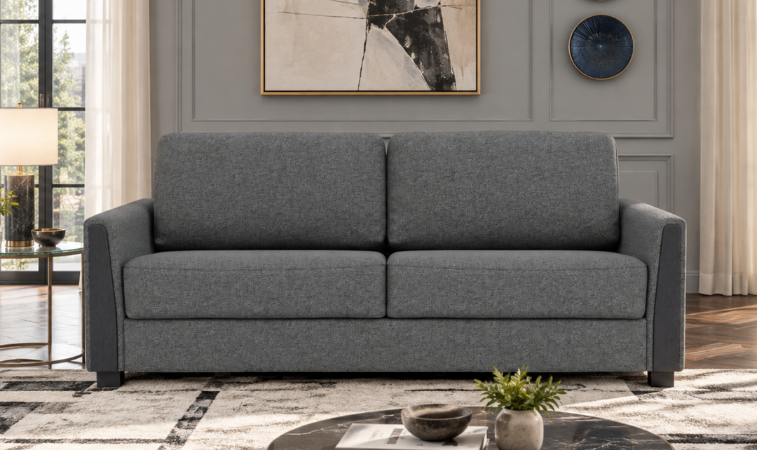 Fjords Nordic Rest Luna Queen Sleeper Sofa With Easy Fold Mechanism