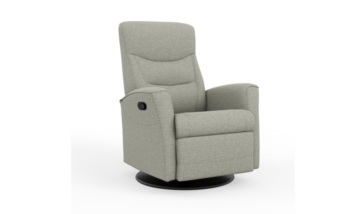Fjords Oslo Manual Leather Swivel Recliner Chair