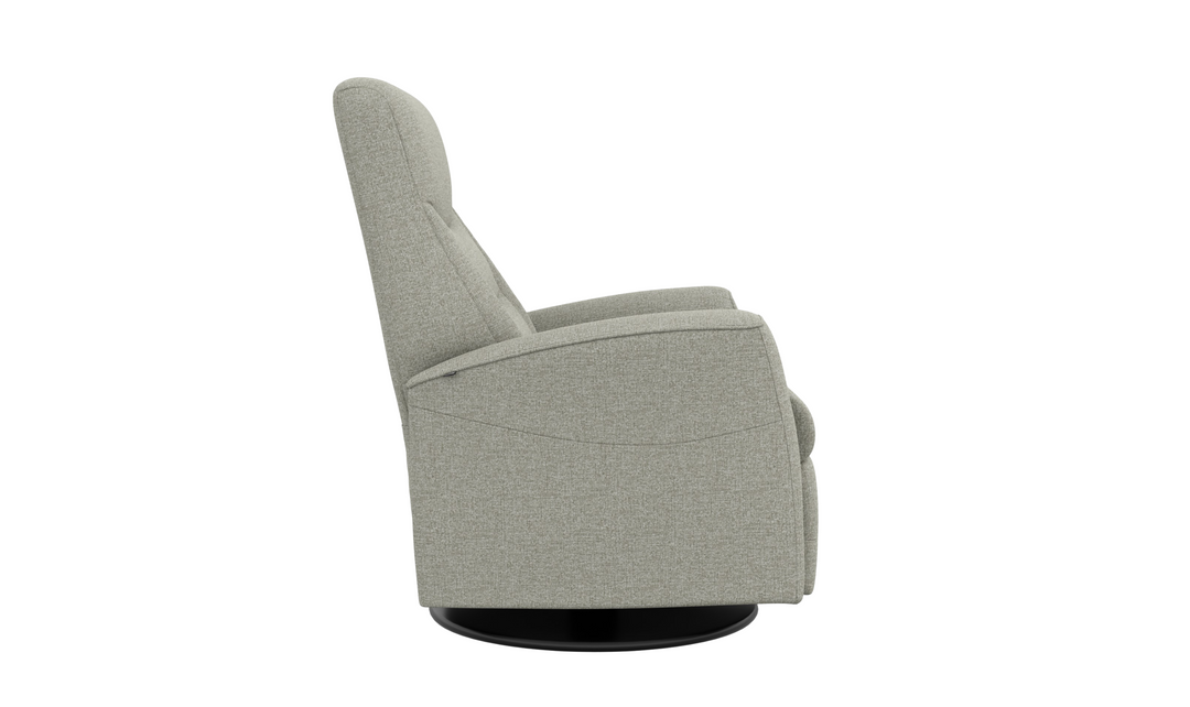 Fjords Oslo Manual Leather Swivel Recliner Chair