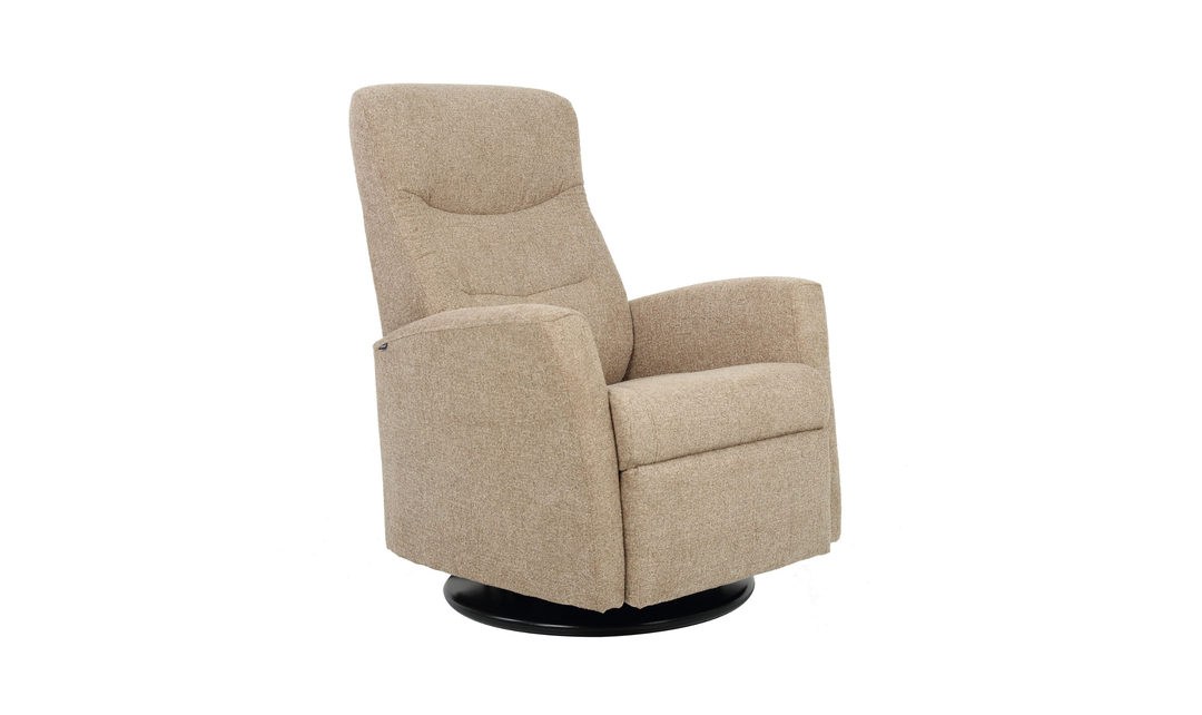 Fjords Oslo Power Glider Recliner Chair with Swivel & Rocking Motion-Jennifer