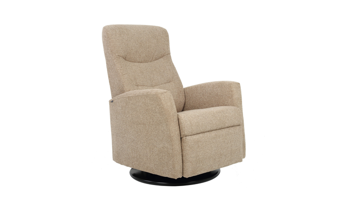 Fjords Oslo Power Glider Recliner Chair with Swivel & Rocking Motion-Jennifer