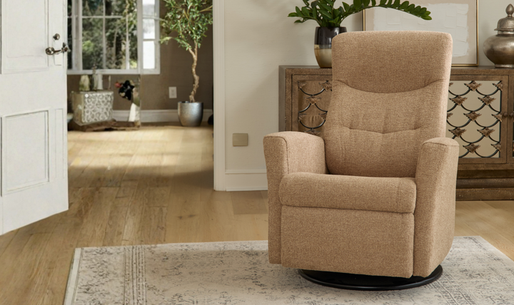 Fjords Oslo Power Glider Recliner Chair with Swivel & Rocking Motion-Jennifer