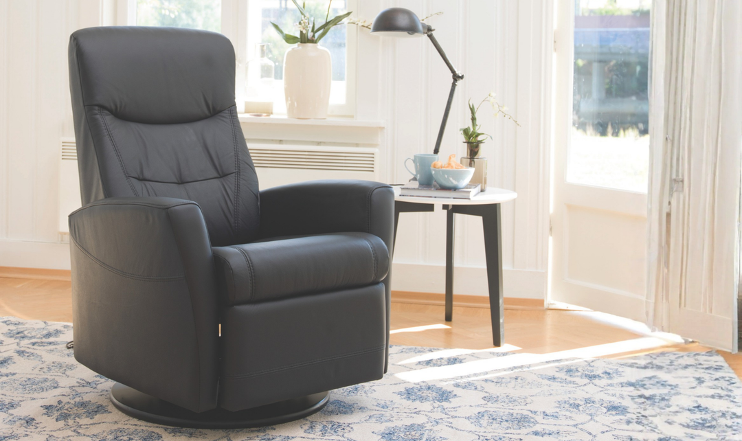 Fjords Oslo Power Glider Recliner Chair with Swivel & Rocking Motion-Jennifer